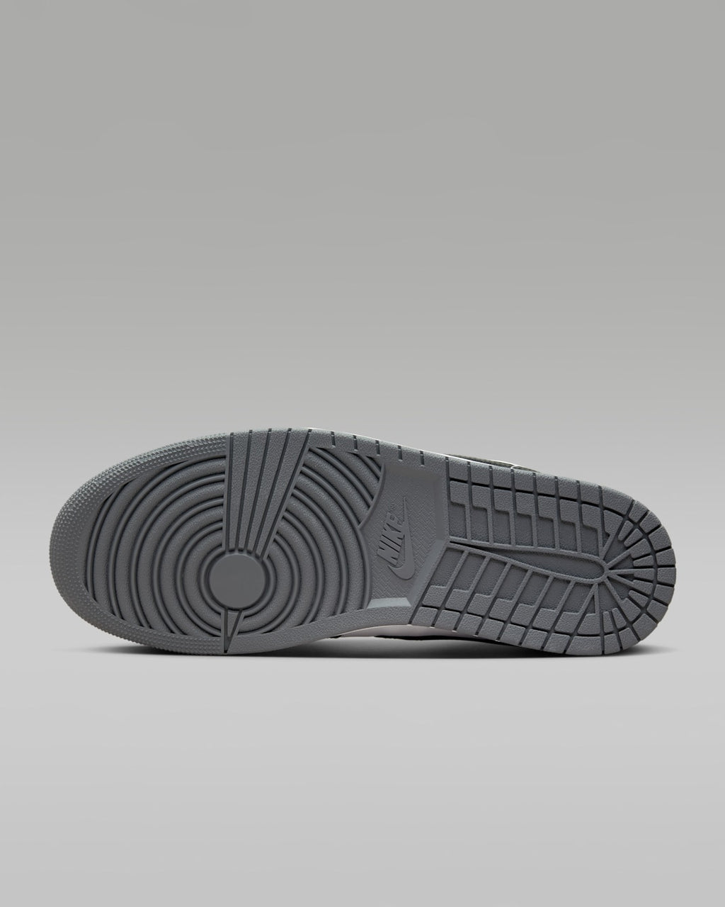 Air Jordan 1 Low Gray, White & Black Sneakers